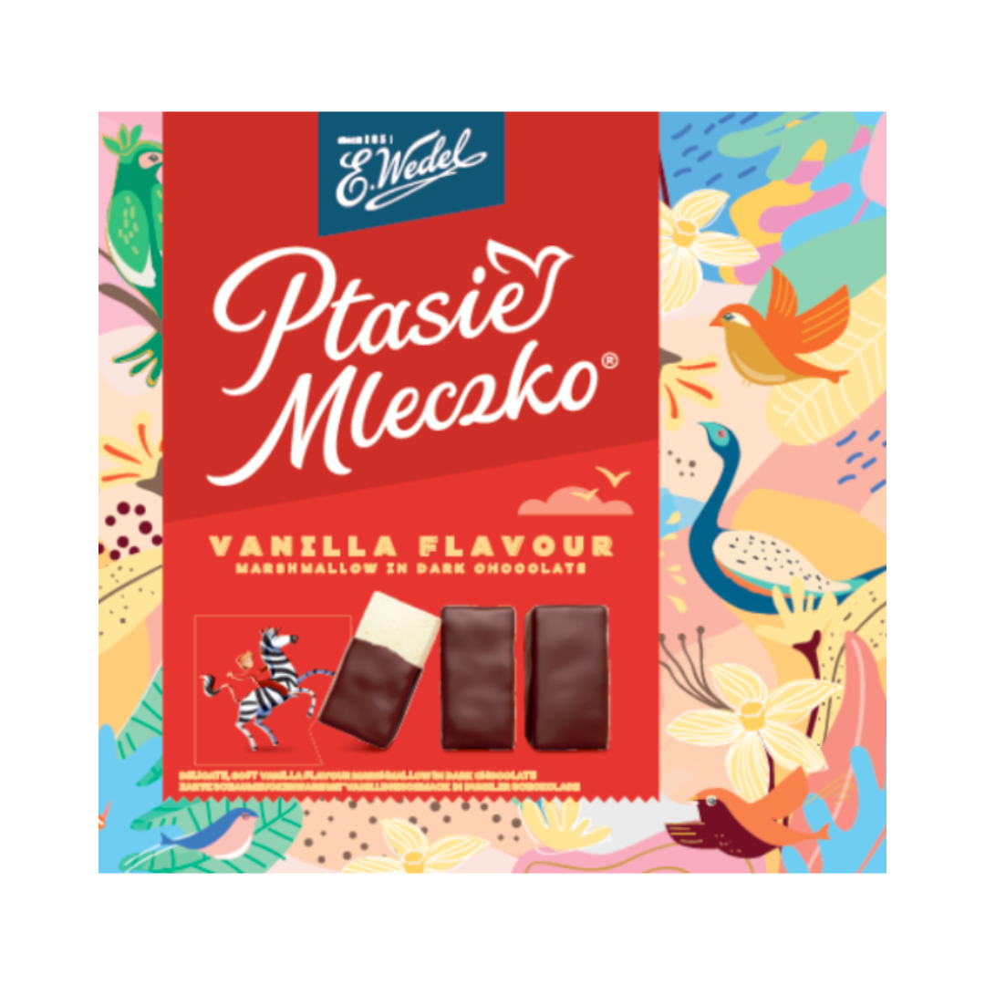 Wedel Ptasie Mleczko Schaumzuckerkonfekt mit Vanillegeschmack 340g