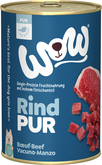 Wow Pur Rind 400g