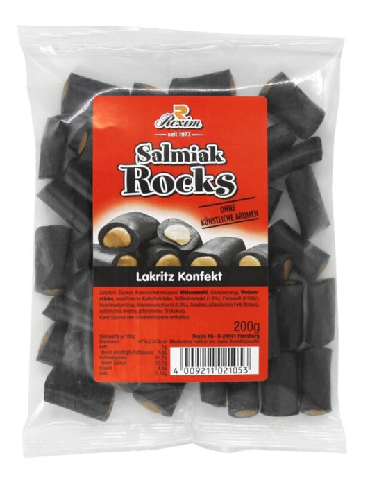 Rexim Salmiak Rocks 200g