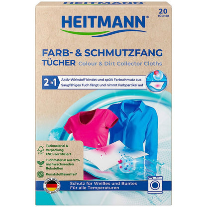 HEITMANN Farb-u.Schmutzfangtücher 20ST
