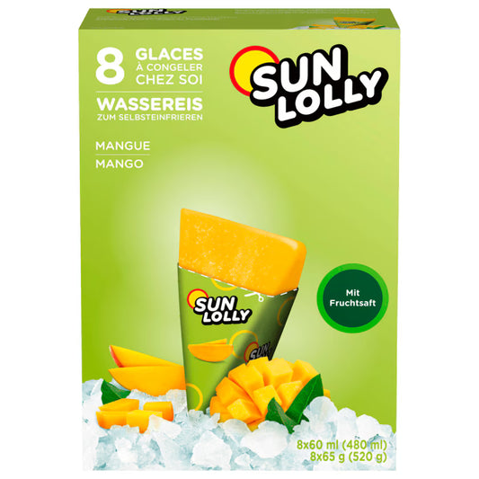 Sun Lolly Wassereis Mango 480ml