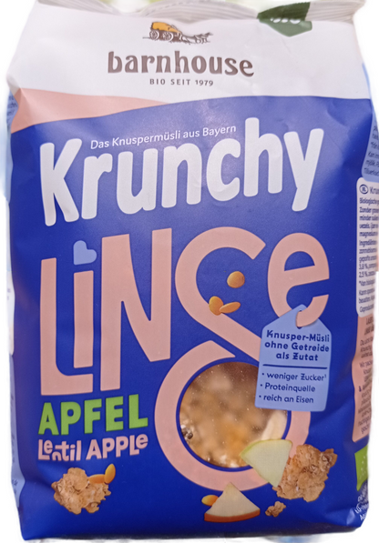 Bio Bodan Barnhouse Krunchy Linse Apfel 325g