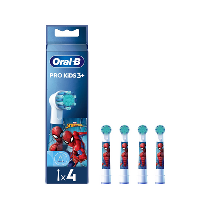 Oral-B Aufsteckzahnbürsten Spiderman/Eiskönigin 4ST