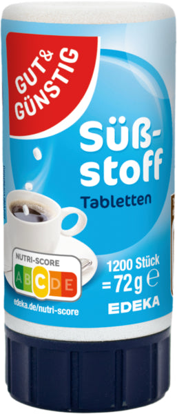 GUT&GÜNSTIG Süßstoff Tabletten 72g