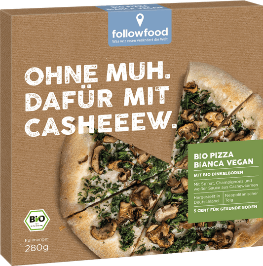 Bio Followfood Pizza Bianca vegan 280g