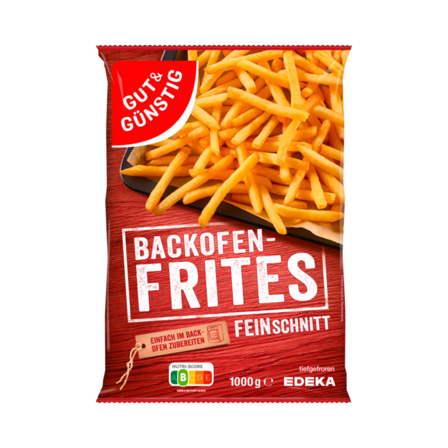 GUT&GÜNSTIG Backofen Pommes Frites Feinschnitt 1000g