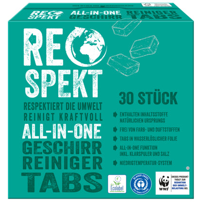RESPEKT Eco ADW Geschirr Reiniger Tabs 30x17g