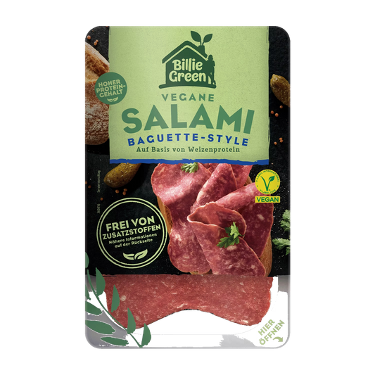 Billie Green Vegane Baguette Salami 70g
