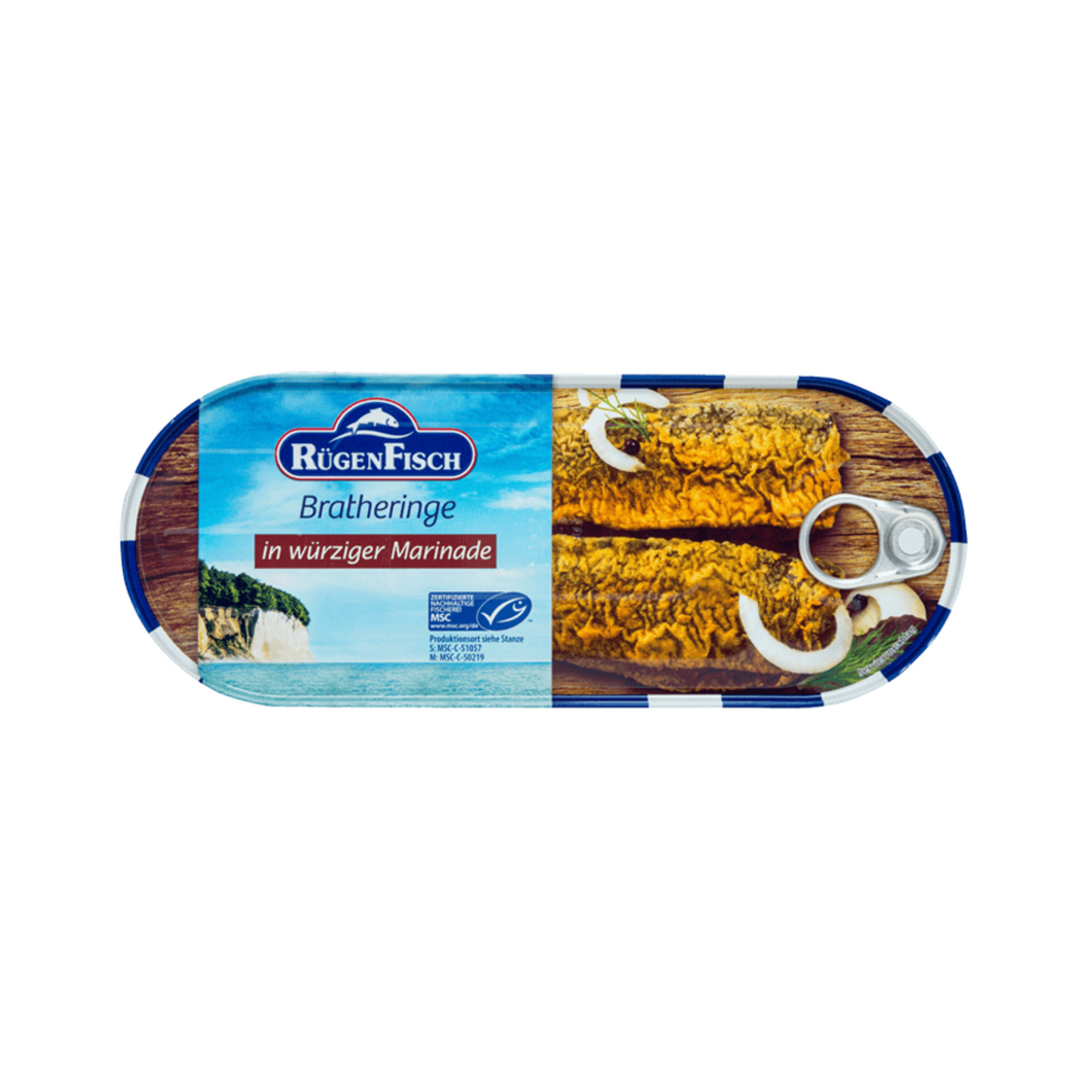 Rügen Fisch Bratheringe in würziger Marinade 500g