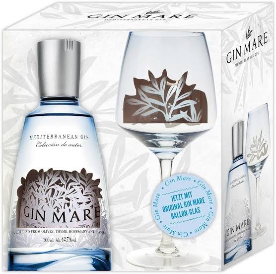 Gin Mare 42,7% 0,7l+Ballonglas