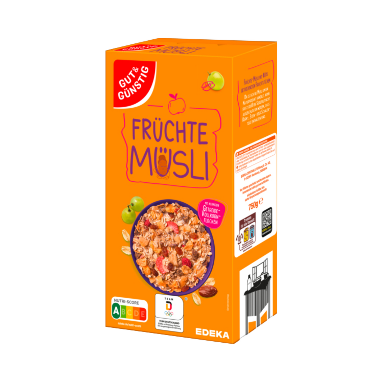 GUT&GÜNSTIG Früchte Müsli 750g