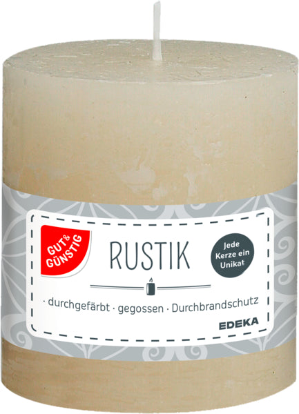 GUT&GÜNSTIG Rustikstumpe creme 8x7cm