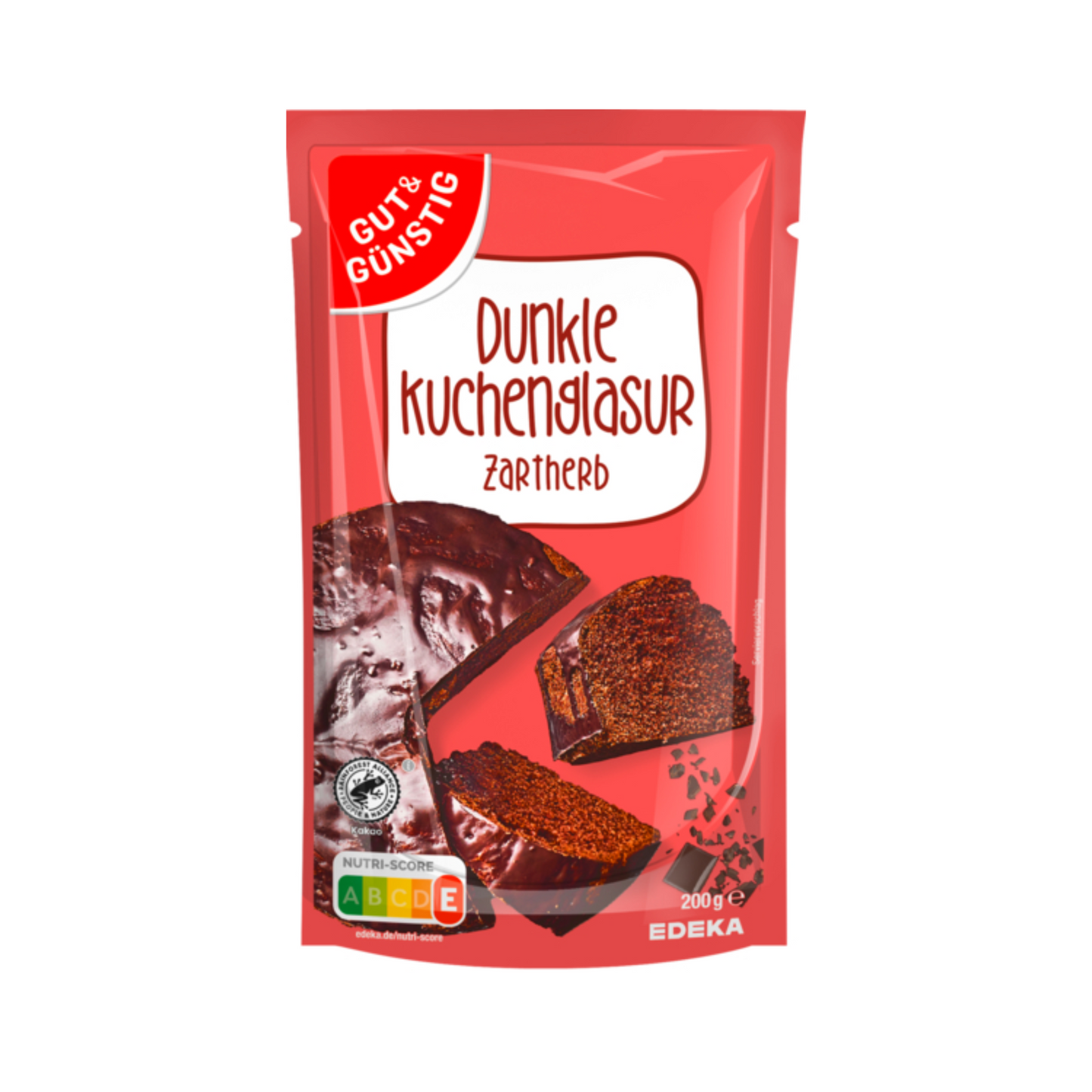 GUT&GÜNSTIG Kuchenglasur Zartbitter 200g