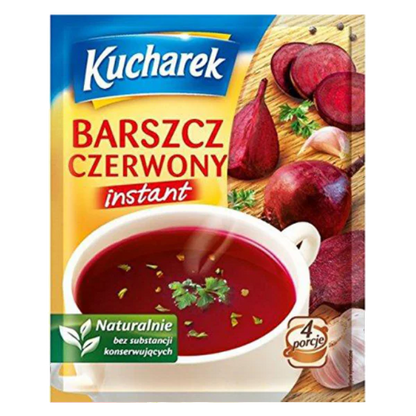 Kucharek Barszcz czerwony Borschtsch Instantsuppe für 2l 120g