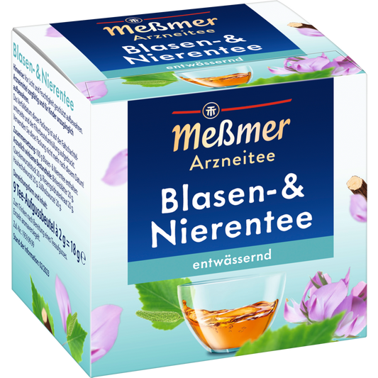 Meßmer Arzneitee Blasen-& Nierentee entwässernd 9x2g