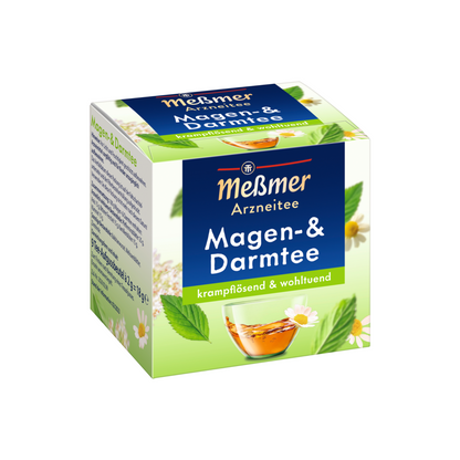 Meßmer Arzneitee Magen-& Darmtee krampflösend & wohltuend 9x2g