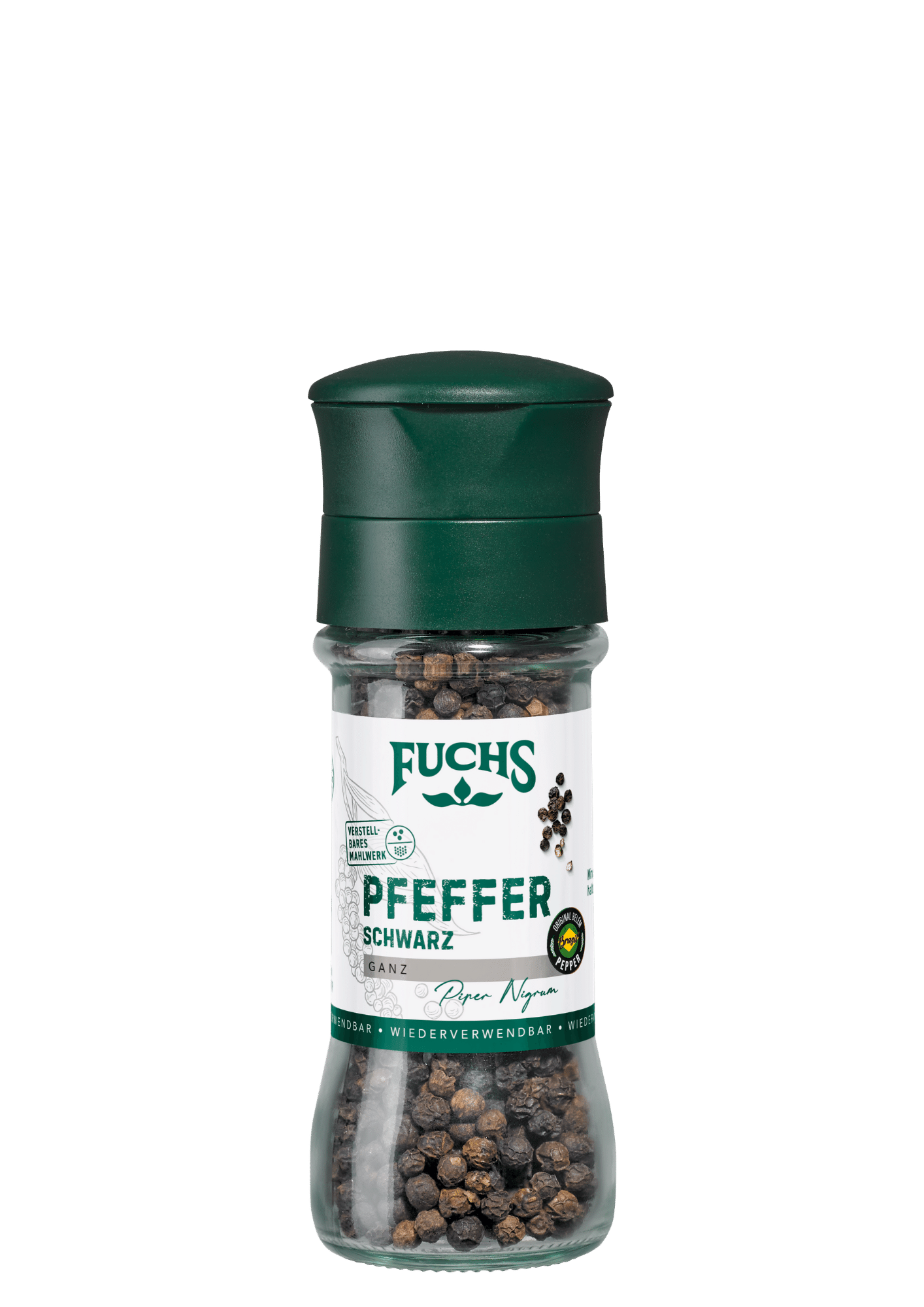 Fuchs Belem Pfeffer schwarz ganz 50g