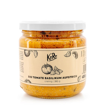 Bio Koro Tomate Basilikum Aufstrich 380g