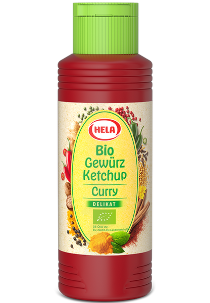 Bio Hela Gewürz Ketchup Curry delikat 300ml