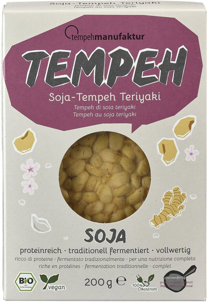Bio Tempehmanufaktur Soja-Tempeh Teriyaki 200g