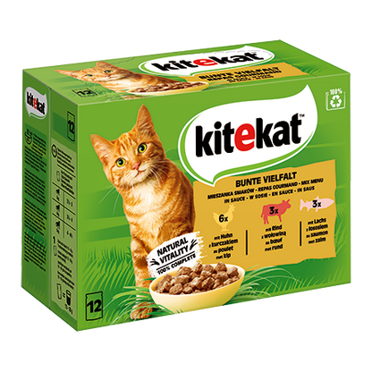Kitekat Bunte Vielfalt in Sauce 12x85g