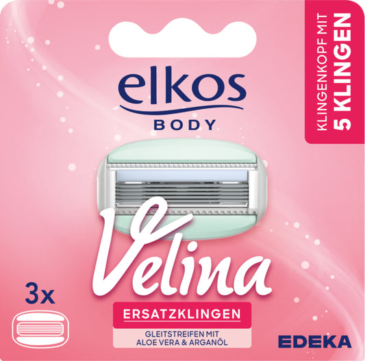 EDEKA elkos Body Damen Rasierklingen 5-Klingen 3ST