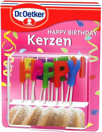Dr.Oetker Happy Birthday Kerzen 13ST