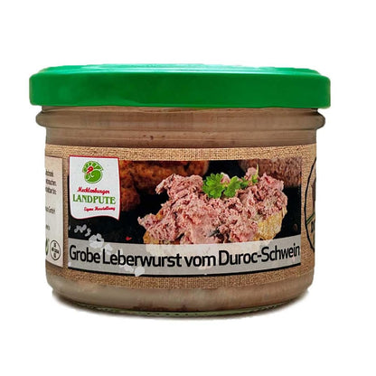 Mecklenburger Landpute Grobe Leberwurst vom Duroc Schwein 200g