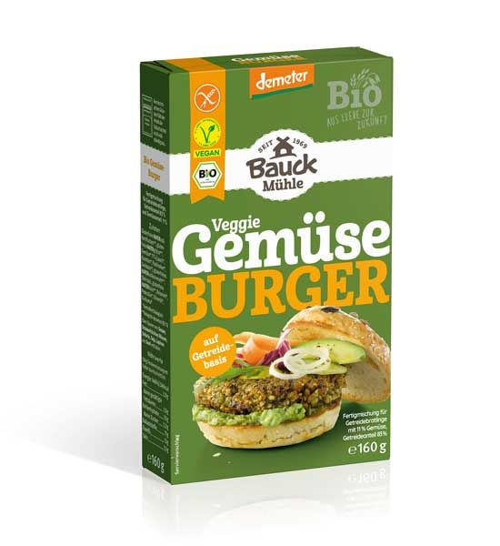 Demeter Bauckhof Veggie Gemüse Burger 160g