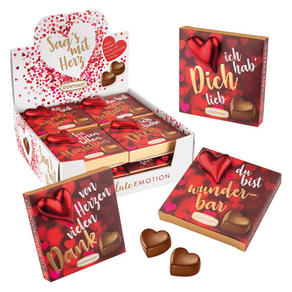 Günthart Pralinenpräsent Herz 45g