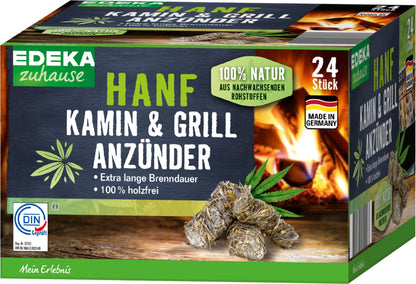 EDEKA zuhause Hanf-Anzündwolle 24ST