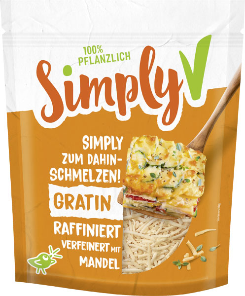 Simply V Gratin gerieben 180g