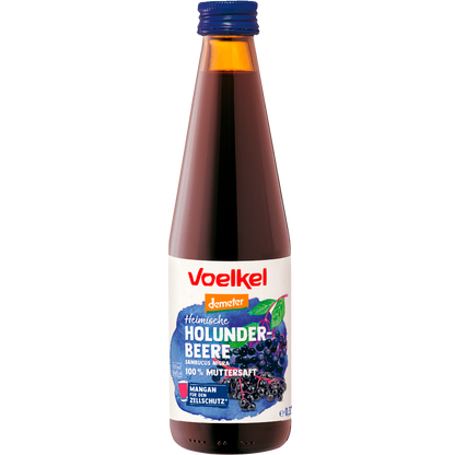 Demeter Voelkel Heimische Holunderbeere 100% Muttersaft vegan 0,75l MW