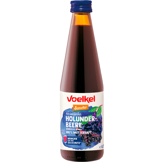 Demeter Voelkel Heimische Holunderbeere 100% Muttersaft vegan 0,75l MW