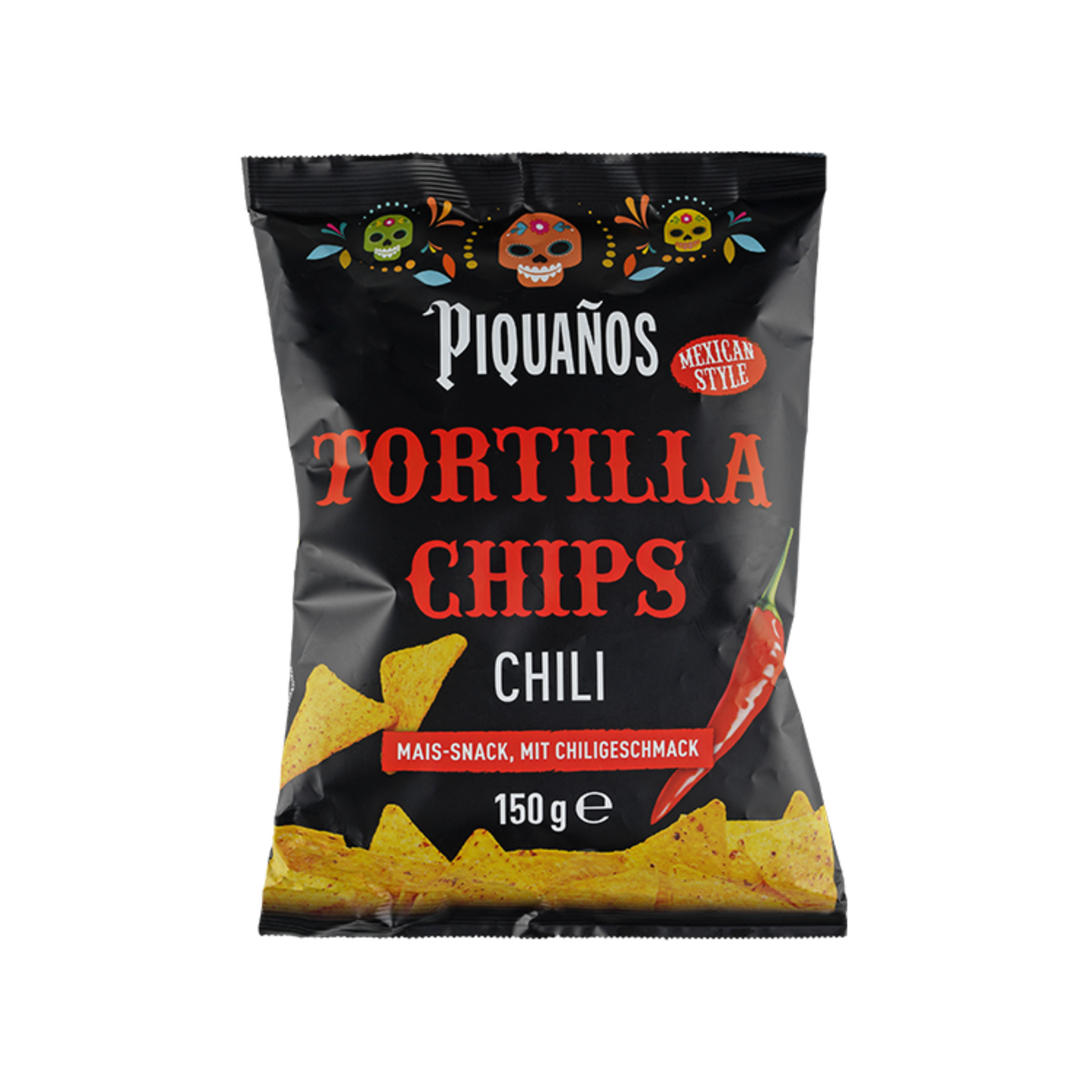 Piquanos Tortilla Chips Chili 150g