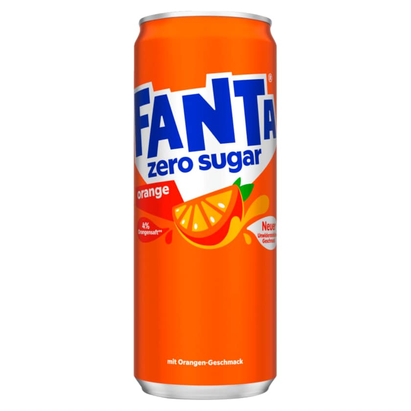 Fanta Zero Sugar Orange 0,33l DPG