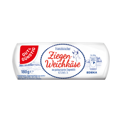 GUT&GÜNSTIG Ziegenweichkäserolle 45% 180g