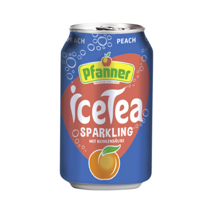 Pfanner Eistee Pfirsich Sparkling 0,33l DPG