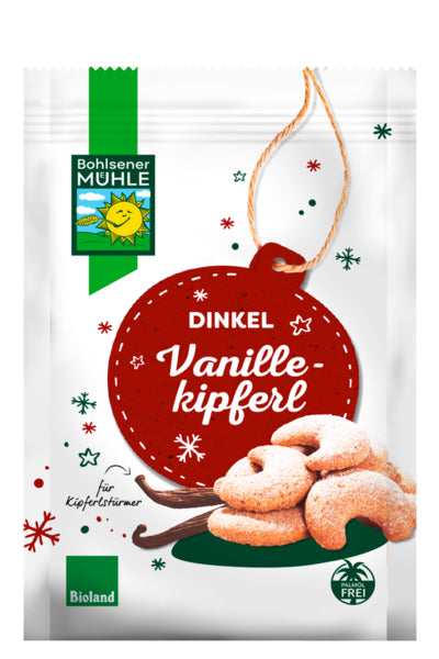 Bio Bohlsener Mühle Dinkel-Vanillekipferl 125g