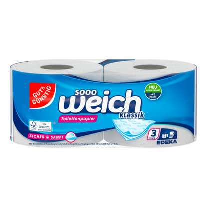 GUT&GÜNSTIG Toilettenpapier 3-lagig 2x220BL