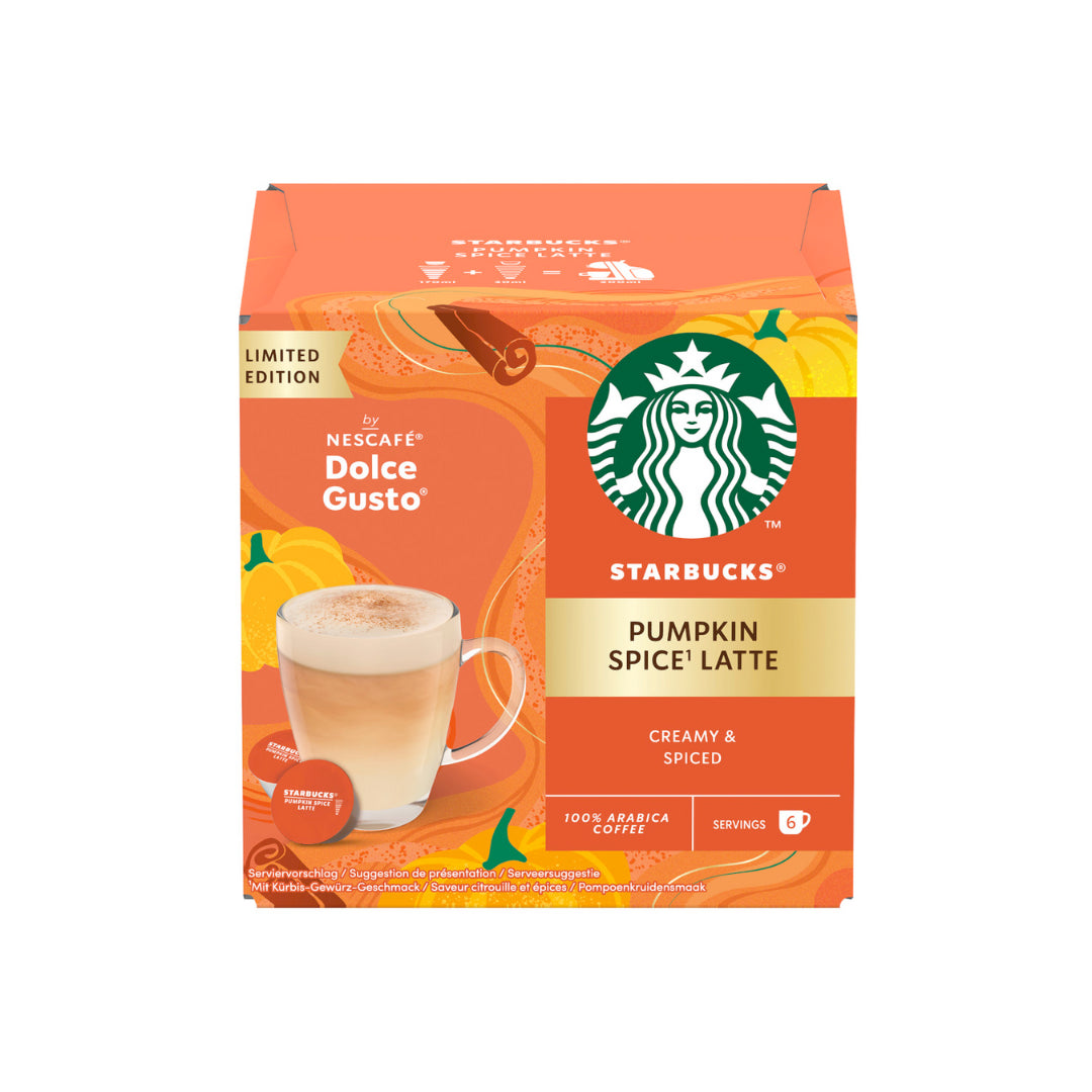 Starbucks Pumpkin Spice Latte by Nescafe Dolce Gusto 6+6ST 129g