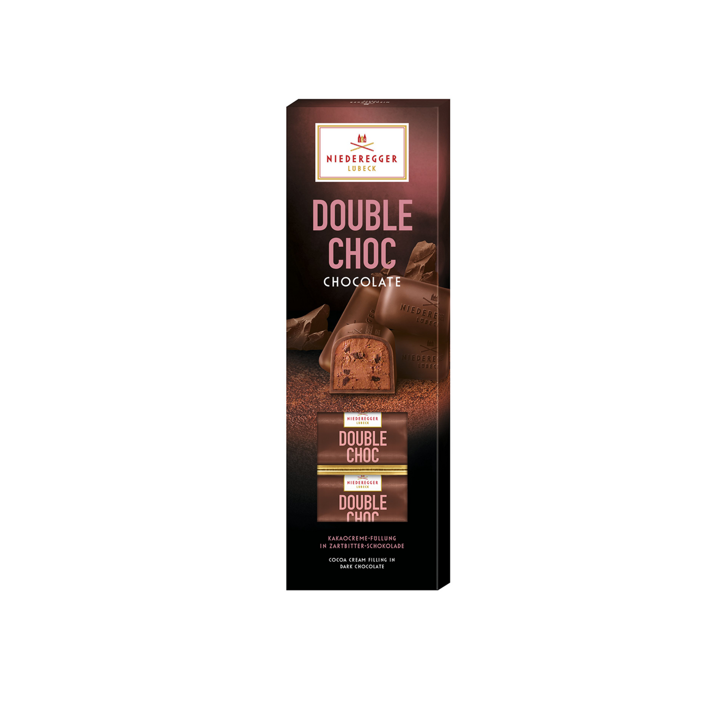 Niederegger Double Choc in Zartbitter-Schokolade 100g