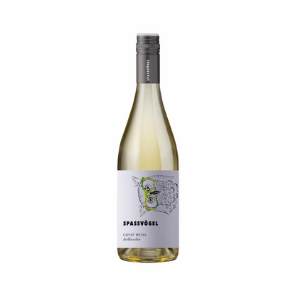 Spassvögel Cuvee weiß halbtrocken 0,75l