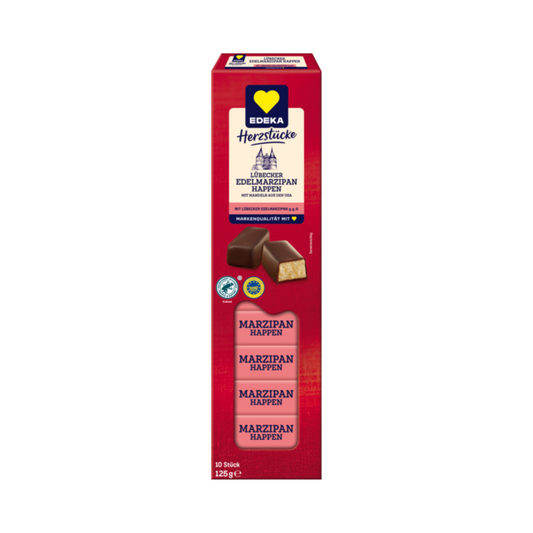 EDEKA Herzstücke Lübecker Edelmarzipan Happen 125g