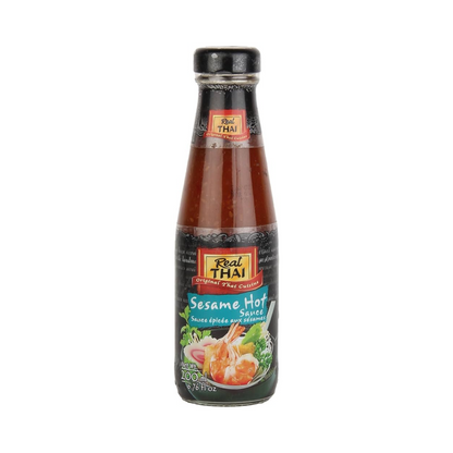 Real Thai scharfe Sesam-Sauce 200ml