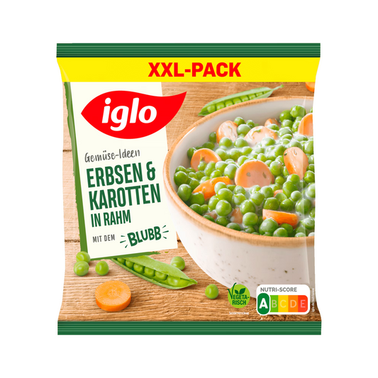 Iglo Gemüse-Ideen Erbsen und Karotten in Rahm 800g