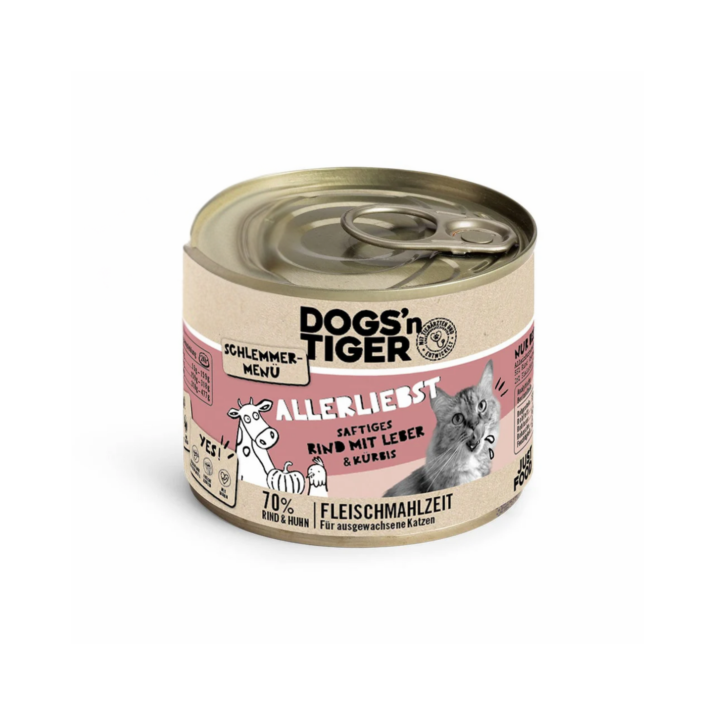 Dogsn Tiger Allerliebst Rind und Kürbis 200g