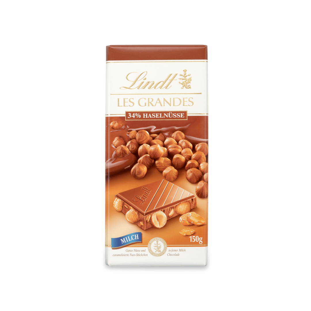 Lindt Les Grandes Haselnüsse Milch 150g
