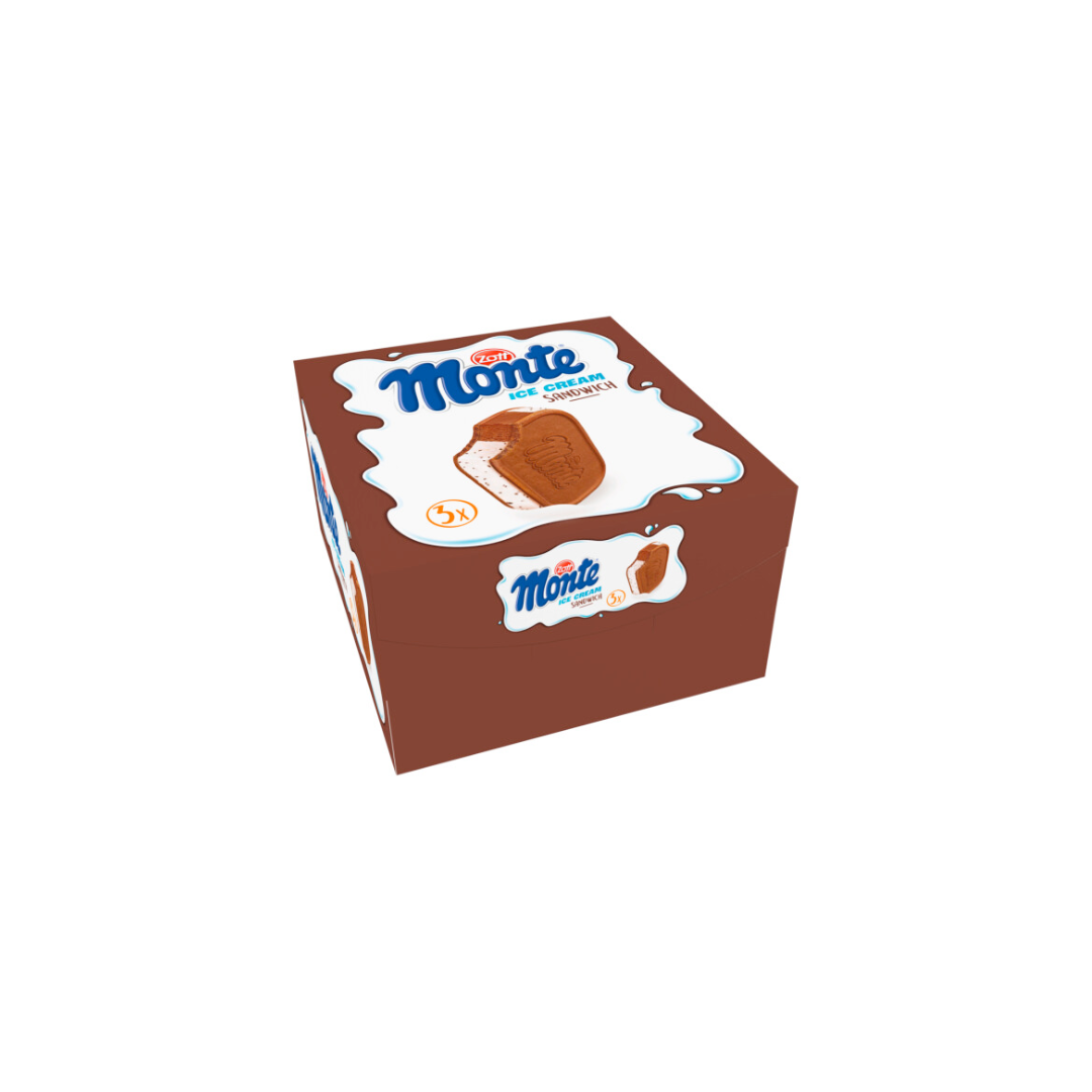 Zott Monte Milcheis Sandwich 3x120ml