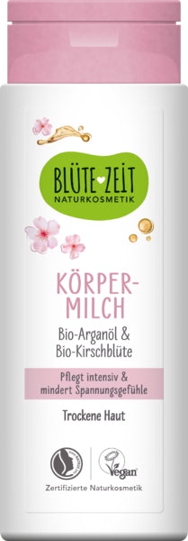 BLÜTEZEIT Körperlotion mit Bio Arganöl&Bio Kirschblüte 250ml
